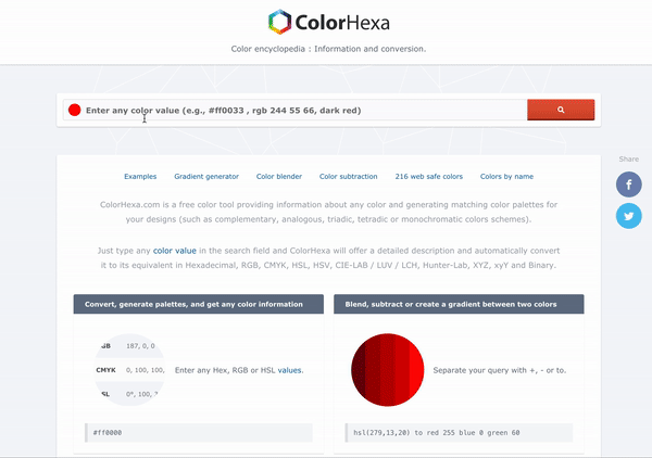 The Worksheet: Finding A Specific Color Using HEX/HTML Codes