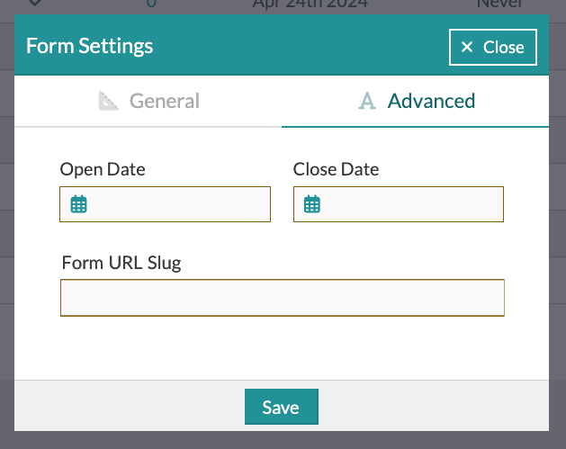 The Form Builder: Static Pages